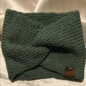 Messy Bun Warmer GREEN FORREST !!